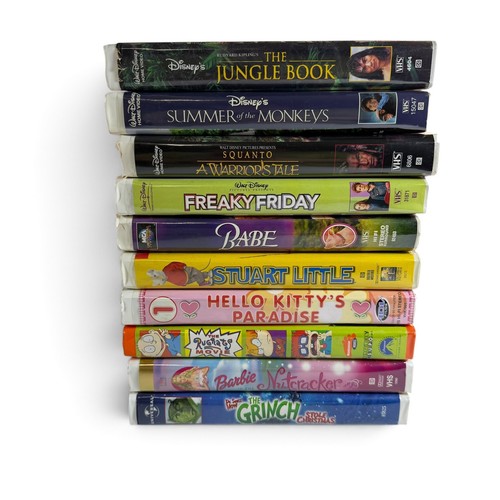 Lot kids family vhs - 10,